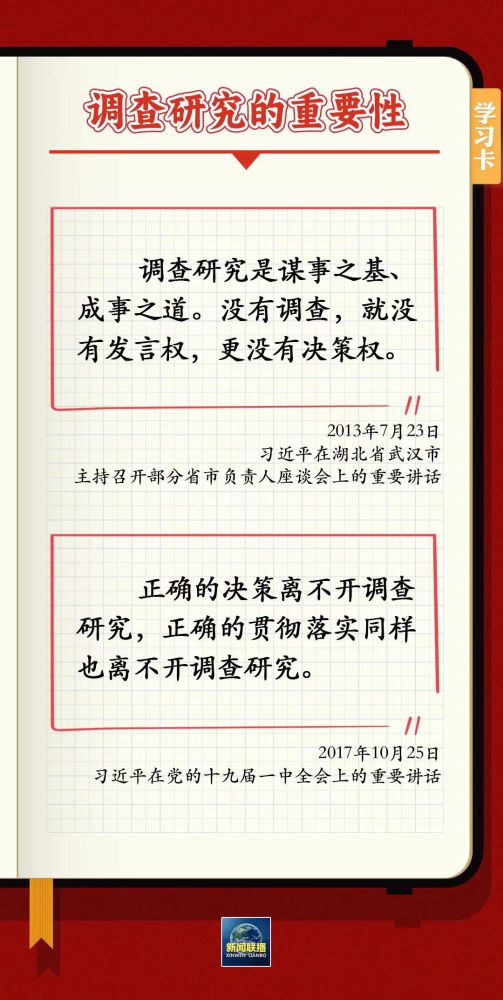 學習卡丨如何深入調(diào)查研究？跟總書記學習“五字訣”