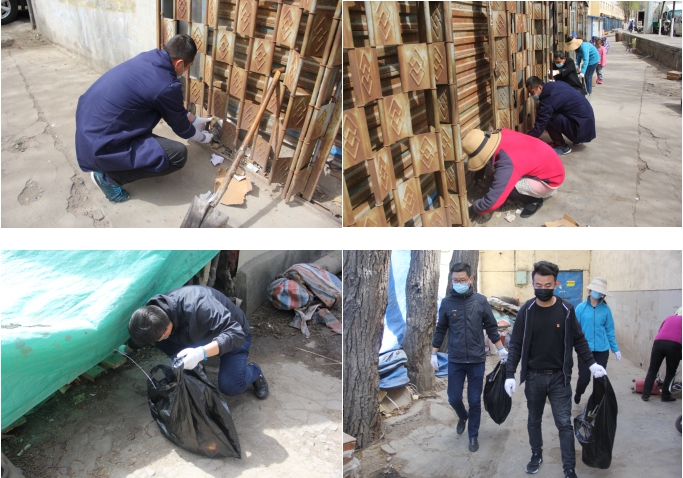 中共青海省第三建筑工程有限公司支部委員會開展“黨旗領(lǐng)航，愛衛(wèi)同行”主題黨日活動